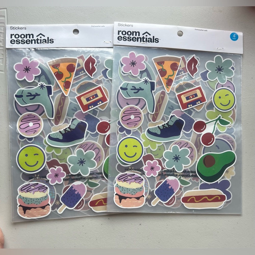 Room Essentials Fun Sticker Pack .
